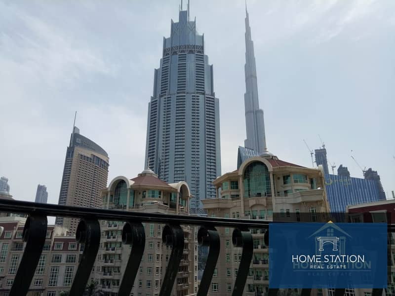 8 3+ Maids, Burj Khalifa, Garden and Pool View Balcony