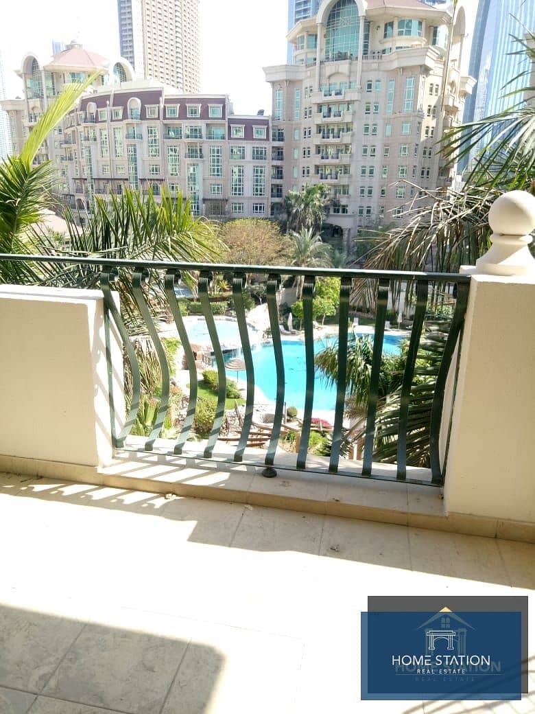 37 3+ Maids, Burj Khalifa, Garden and Pool View Balcony