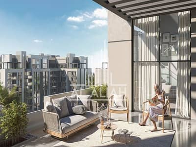 2 Cпальни Апартаменты Продажа в Масдар Сити, Абу-Даби - CAM09-TERRACE CLOSEUP 2 copy. jpg