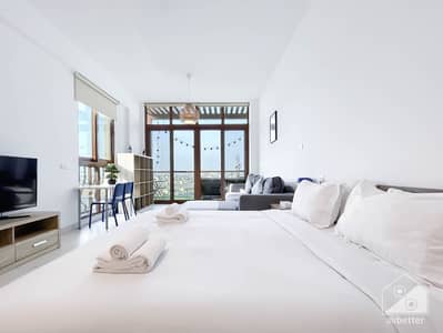 朱美拉棕榈岛， 迪拜 单身公寓待租 - Palm Views  East - 424-1. jpg