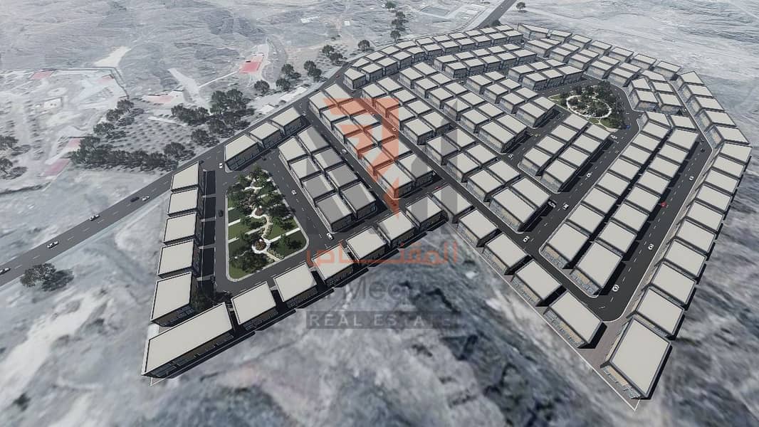For sale residential and commercial lands, the commercial head scheme, Masfout area - in installments - the location is distinguished For sale residential and commercial lands, the commercial head scheme, Masfout area - in installments - the location is distinguished