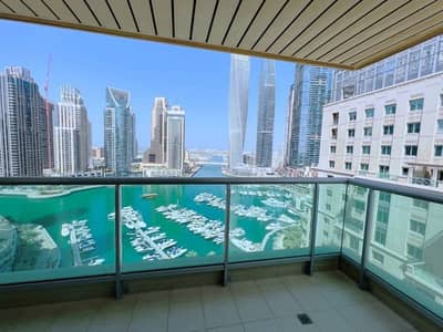 2 Bedroom Flat for Rent in Dubai Marina, Dubai - BEAUTIFUL | 2 BEDS + STUDY | CHILLER FREE | VACANT
