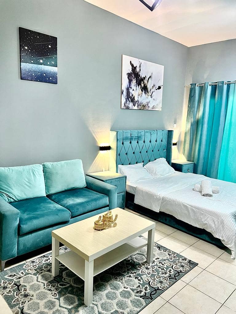 Fully Furnished Studio With Balcony Close to Metro Station Fully Furnished Studio With Balcony Close to Metro Station