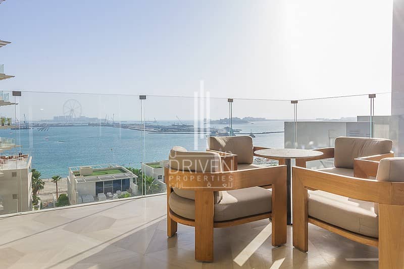 8 Full Sea and Dubai Eye Views | 2 BR Apt.