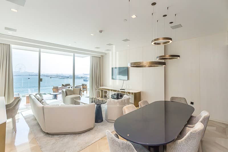11 Full Sea and Dubai Eye Views | 2 BR Apt.