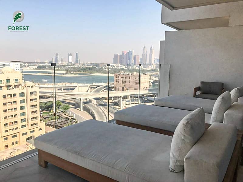 10 Full Sea View | Fully Furnished | 2 Beds