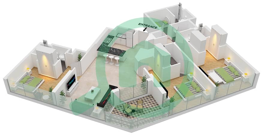 Type D Unit 1 Floor 1-4(Podium 1-4)