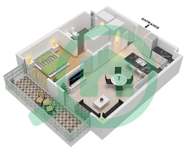Type A Unit 5,8,9 Floor 1 
Type A Unit 5-7,10 -11 Floor 2-7
Type A Unit 1,5-7,10-11 Floor 8
Type A Unit 4,7-8 Floor 9