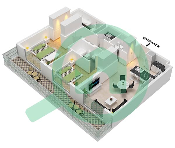 Type A Unit 4 Floor 1