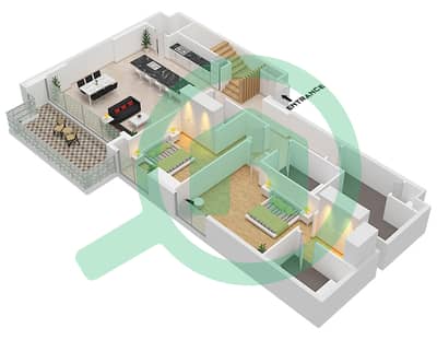 Ellington House 3 - 4 Bedroom Apartment Type/unit DUPLEX / UNIT 5,8,10,13 Floor plan