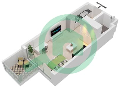 Serene Gardens - Studio Apartment Type 1 FLOOR TYPICAL FLOOR Floor plan
