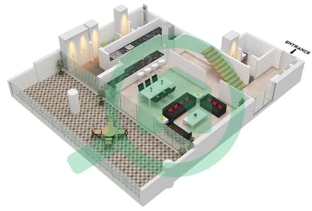 Gateway - 3 Bedroom Apartment Type 5-DUPLEX Floor plan