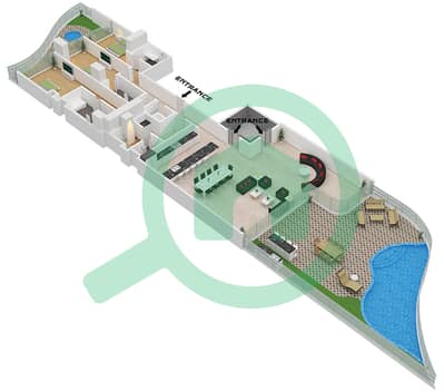 One Crescent - 3 Bedroom Penthouse Type A2 FLOOR 3,5,7,9 Floor plan