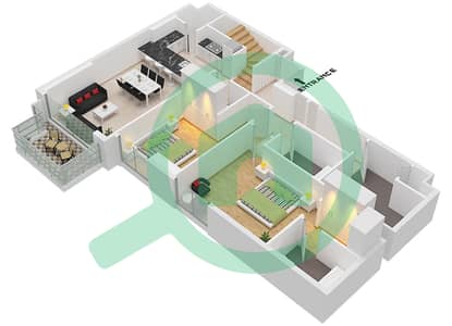 Эллингтон Хаус 4 - Апартамент 4 Cпальни планировка Тип/мера DUPLEX/UNIT 8,13