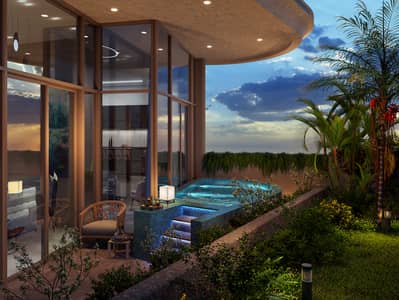 3 Bedroom Flat for Sale in Arjan, Dubai - PLUNGE POOL 1. jpg