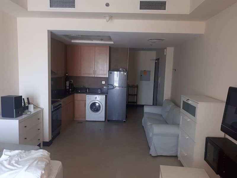 2 Furnished Studio with Balcony and parking