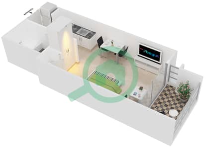 Al Arta 3 - Studio Apartments Suite 12-13 Floor plan