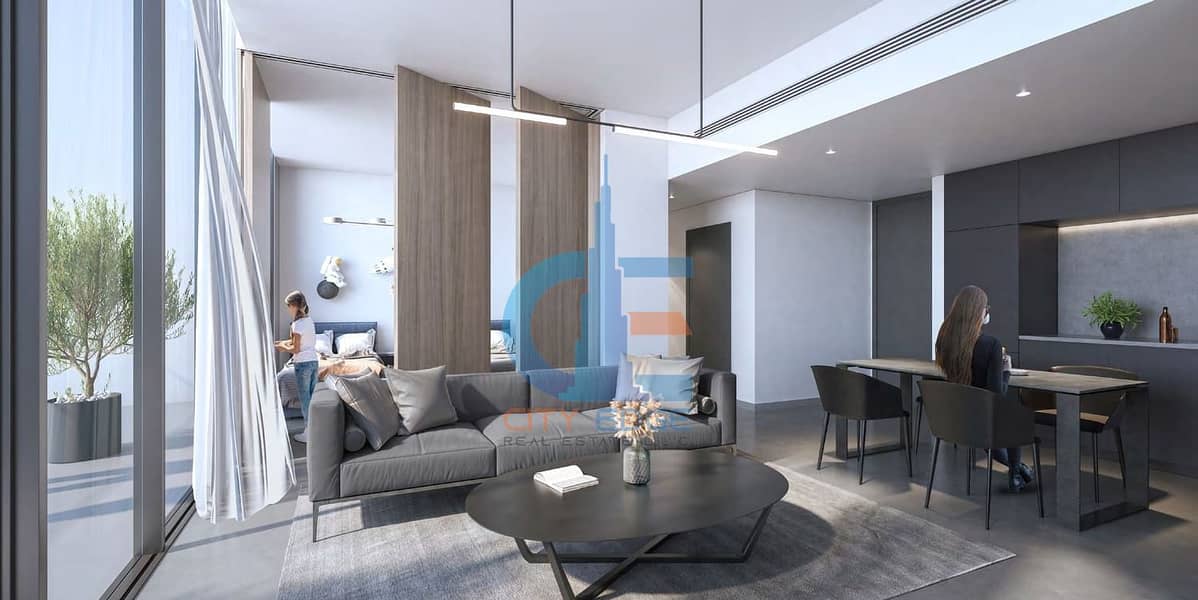 Al jada has biggest gym in UAE luxury APARTMENT with swim pool and with