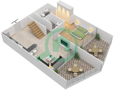 Binghatti Views - 3 Bedroom Apartment Unit 909 Floor plan
