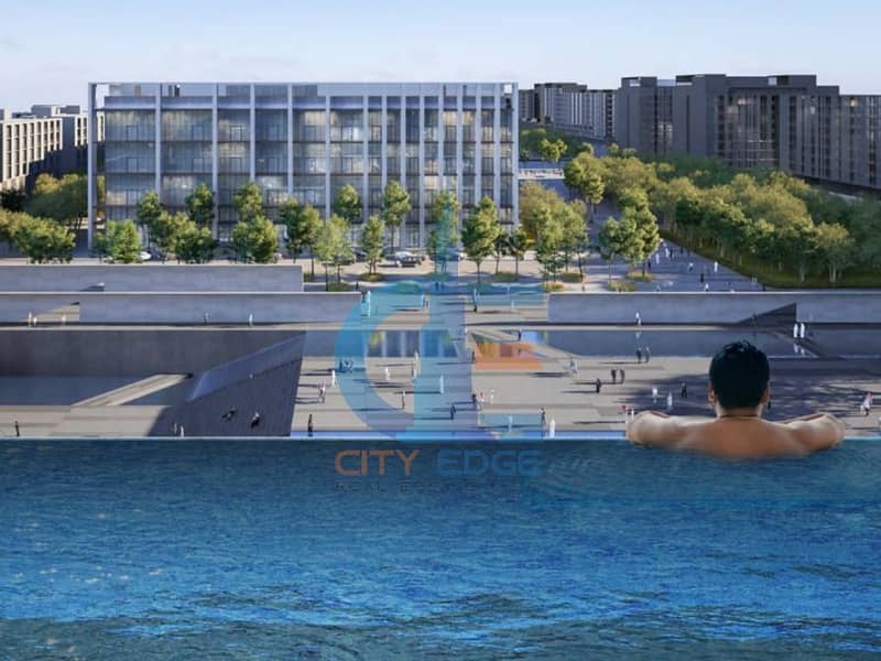 Al jada has biggest gym in UAE luxury APARTMENT last unit GREENISH