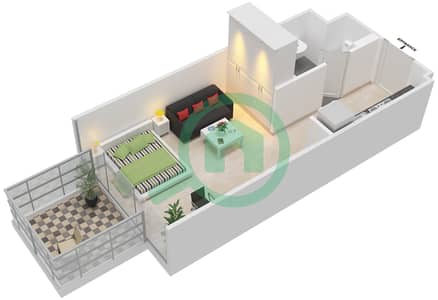 Shaista Azizi - Studio Apartments Unit 18 Floor 2-4 Floor plan