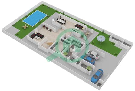 亚斯-阿克雷斯 - 4 卧室别墅类型4SB戶型图