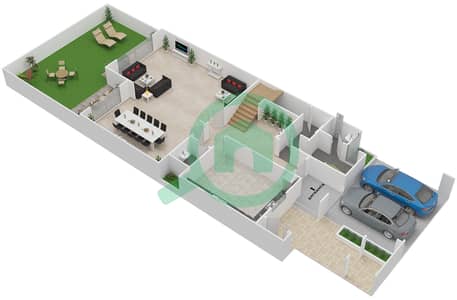 Mangrove Village - 4 Bedroom Villa Type 3A Floor plan