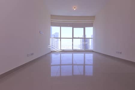 استوديو  للايجار في جزيرة الريم، أبوظبي - studio-apartment-abu-dhabi-al-reem-island-city-of-lights-sigma-tower-1-bed-area. JPG