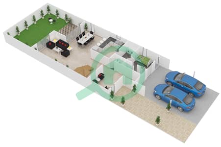 现代风格别墅区 - 4 卧室别墅类型C戶型图