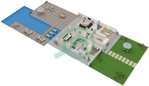 Germany Island - 5 Bedroom Villa Type A1 Floor plan