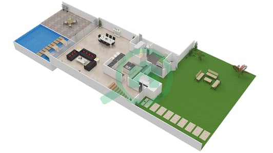 Germany Island - 4 Bedroom Villa Type 1 Floor plan