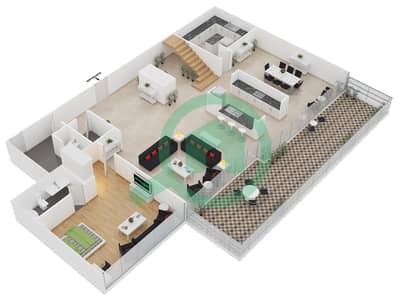Th8 - 4 Bedroom Penthouse Type PH-A Floor plan