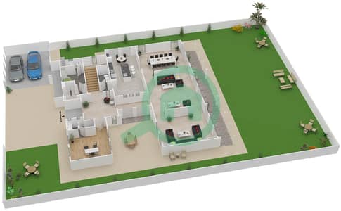 The Meadows 3 - 5 Bedroom Villa Type L1 Floor plan