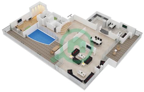 Goldcrest Views 1 - 5 Bed Apartments Type 1 Floor plan