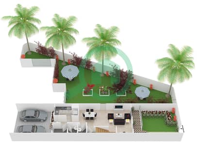 Lilac Park - 3 Bedroom Villa Type L Floor plan