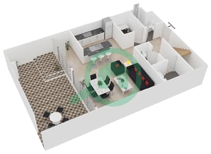 Belgravia 2 - 2 Bedroom Apartment Type 1D Floor plan