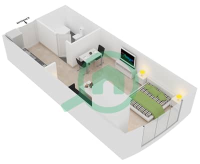 钻石景观I公寓 - 单身公寓类型C20戶型图