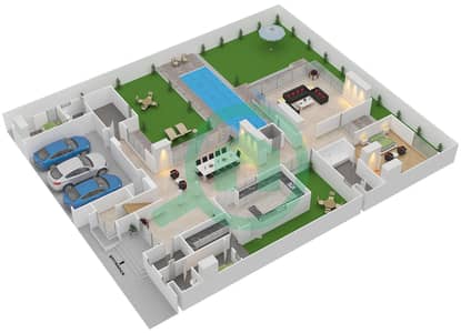 Sobha Hartland Estates - 5 Bedroom Villa Type 5C Floor plan