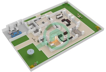 诺贝丽亚住宅综合体 - 5 卧室别墅类型A戶型图