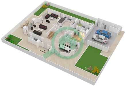 卡门住宅综合体 - 5 卧室别墅类型A戶型图