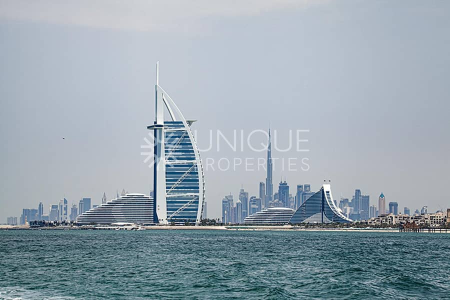 Full Burj Al Arab View | Rare to Find | Spacious