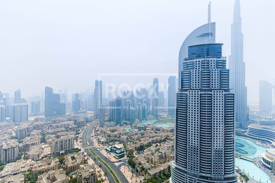 Prime Location | Fountain & Burj Views