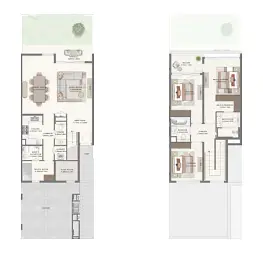 3 BR floor plan