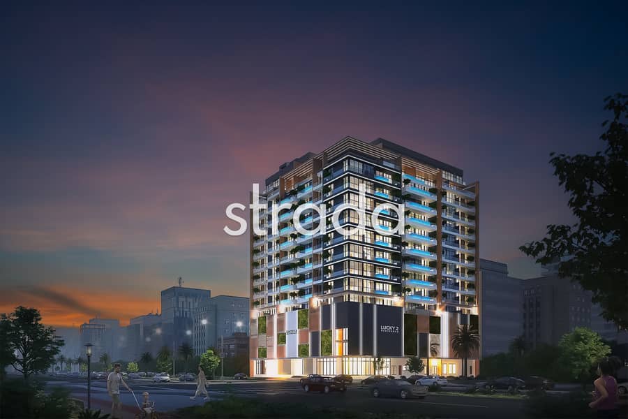 位于朱美拉环形村(JVC)，JVC第10区，Lucky Royale Residence 的公寓 628999 AED - 9386705