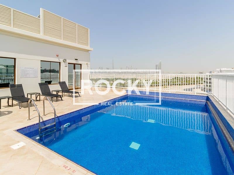 20 Look! Gorgeous 1 B/R Apt with Bldg View | Swimming  Pool & Gymnasium | Nadd Al Shiba 1 | Meydan