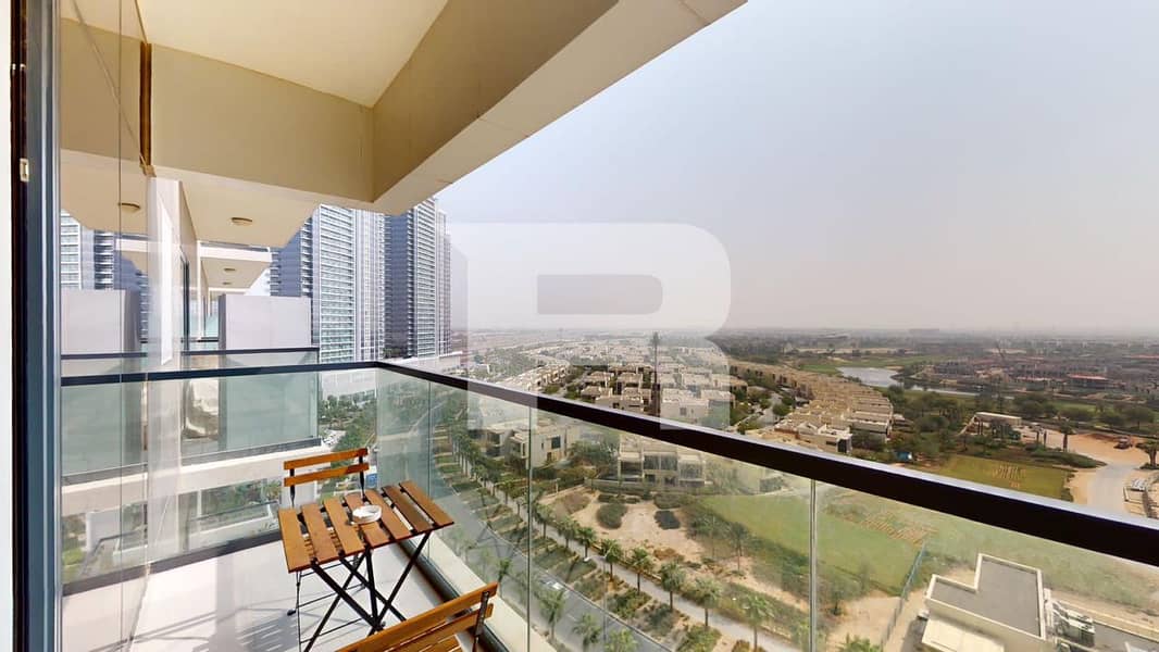 位于达马克山庄，高尔夫生活公寓，高尔夫生活大楼A座 1 卧室的公寓 68000 AED - 9394248