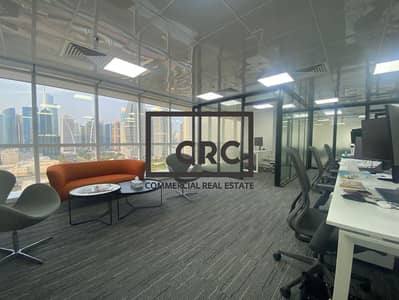 Office for Rent in Jumeirah Lake Towers (JLT), Dubai - Furnished | 1356 Sq. ft. | Available October