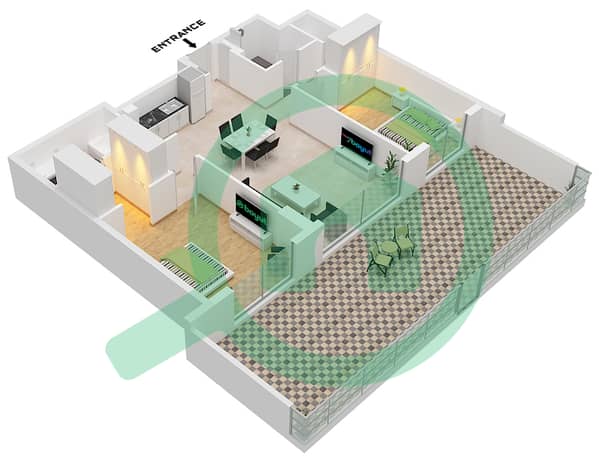 Type C1 Unit 16 Floor 1 Type C1 Unit 16 Floor 1