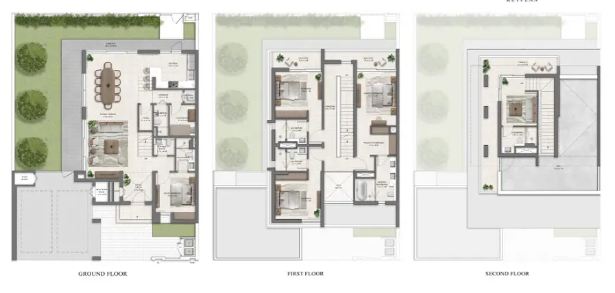 4 BR floor plan