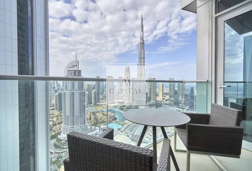 Vacant | High Floor | Full Burj and Fountain view Vacant | High Floor | Full Burj and Fountain view